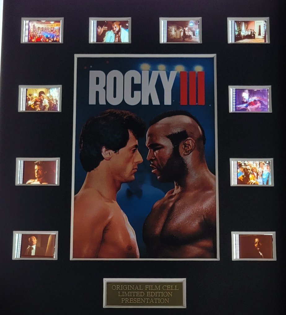 Rocky III - Framed Film Cell Display with COA #1.0
