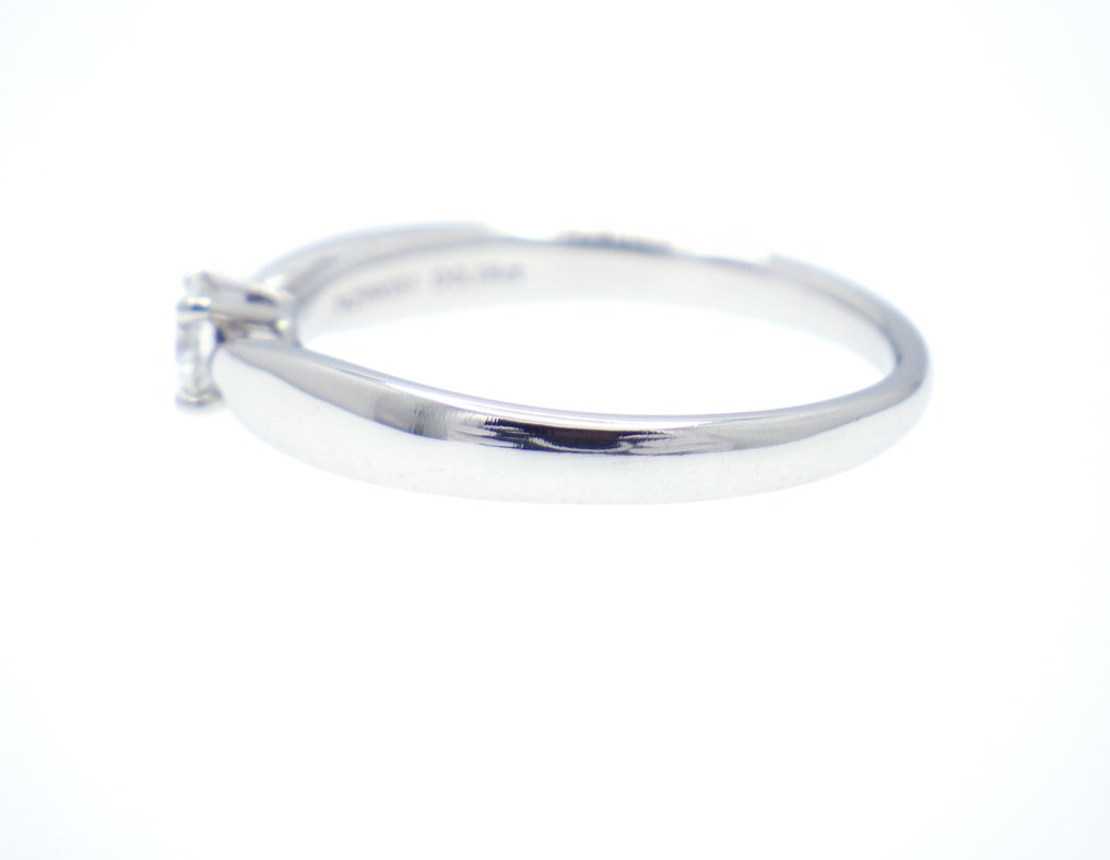 Tiffany & Co. - Δαχτυλίδι - Tiffany Harmony Solitaire Setting Diamond 0.18ct Engagement Ring Pt950 Πλατίνα - 0.18ct. tw. #3.2