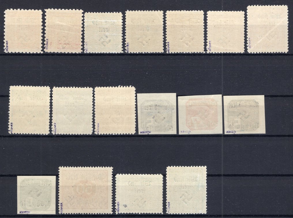 Sudetenland 1938 - Partie **/Marques de surcharge MNH #1.0