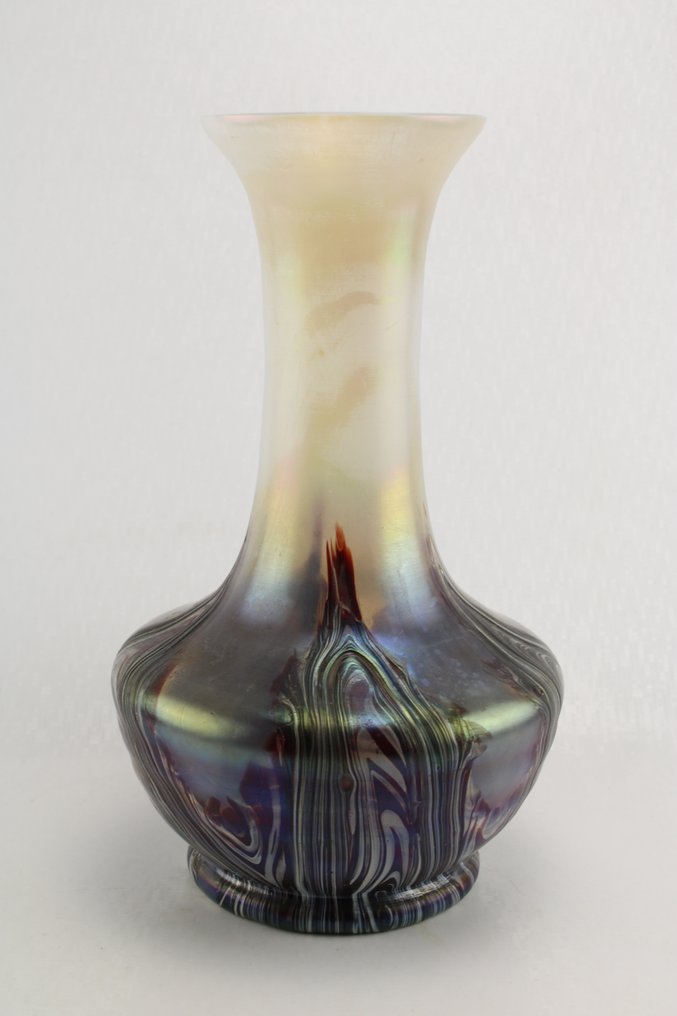 Loetz - Johann Loetz Witwe - 花瓶  - 玻璃 - 大理石纹理 / 现象 #3.2