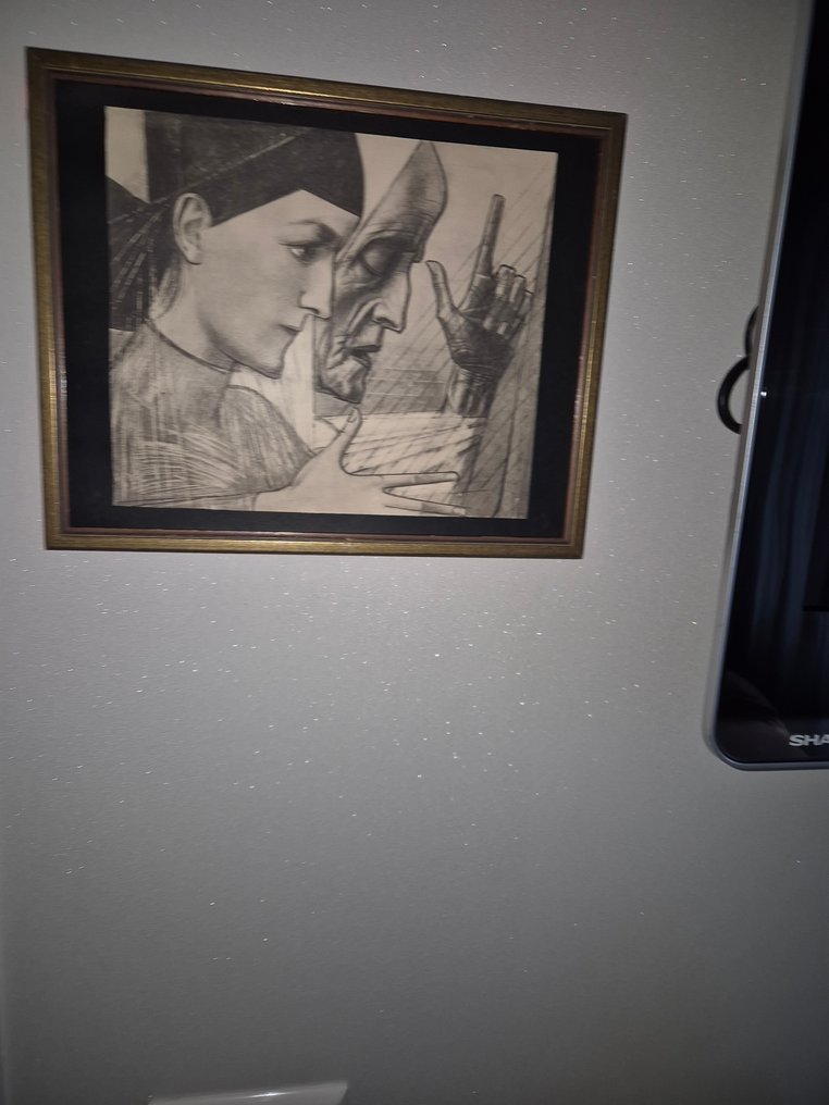 Jan Toorop (1858-1928) - Harpspeler Jeugd en Ouderdom #1.0