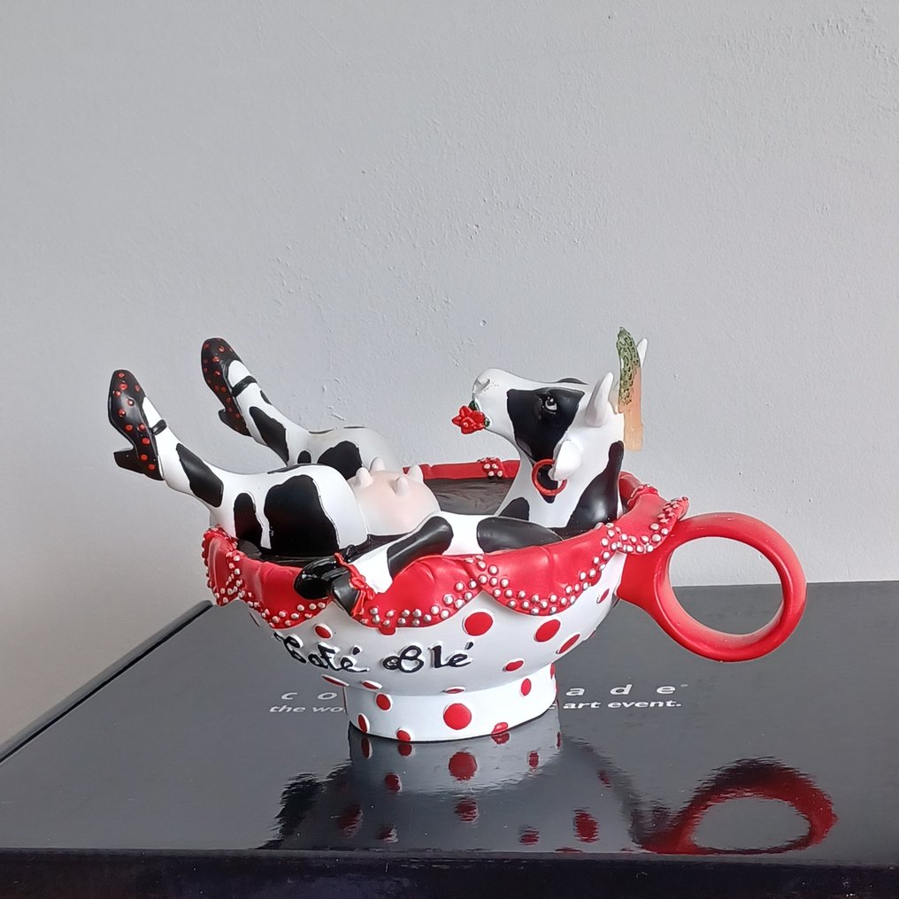 CowParade - Statuetta - Carmina Coscollar «Café Ole» - Resina #4.3