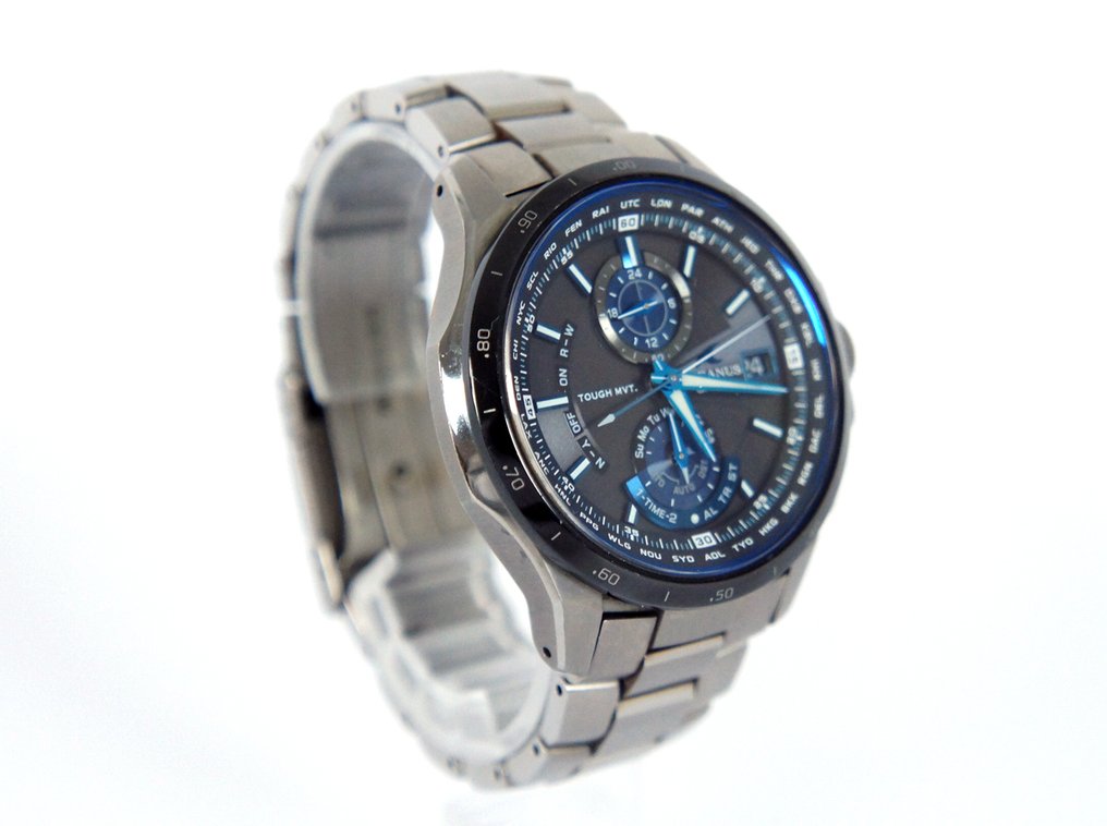 Casio - Oceanus Men’s Titanium Tough Solar & Multi-Band 6 Watch - Ingen mindstepris - OCW-T1000-1AJF / 131499 - Mænd - 2010-2020  #4.3
