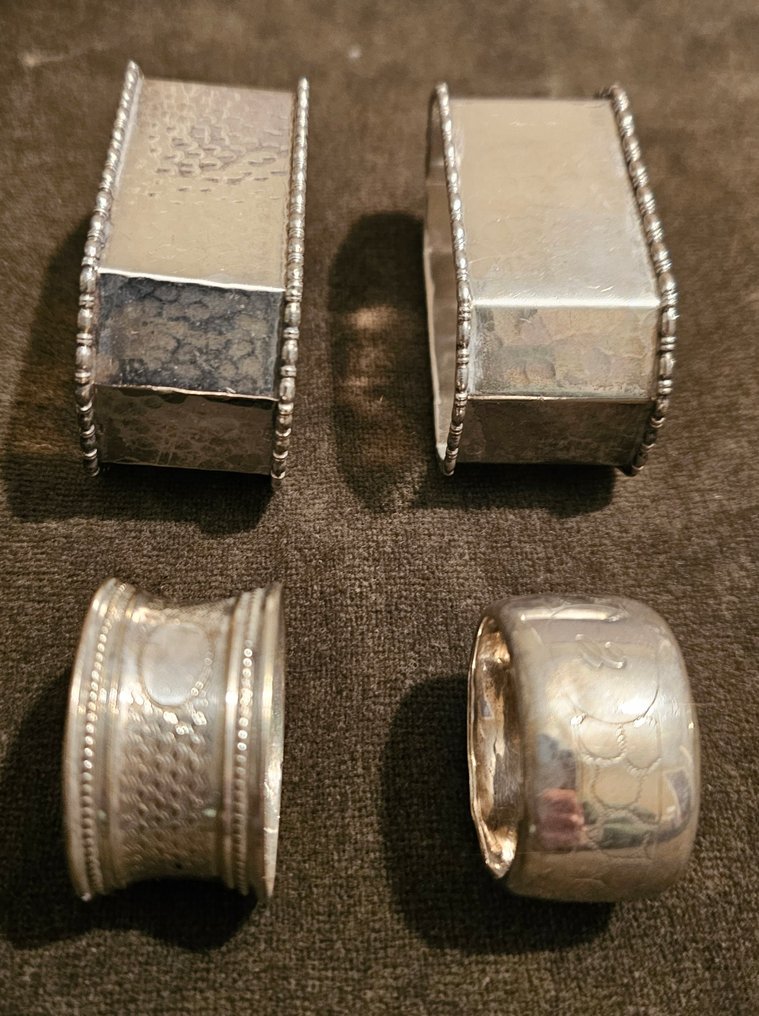 Serviett ring (4) - .835 sølv - Sølvserviettringen #1.0