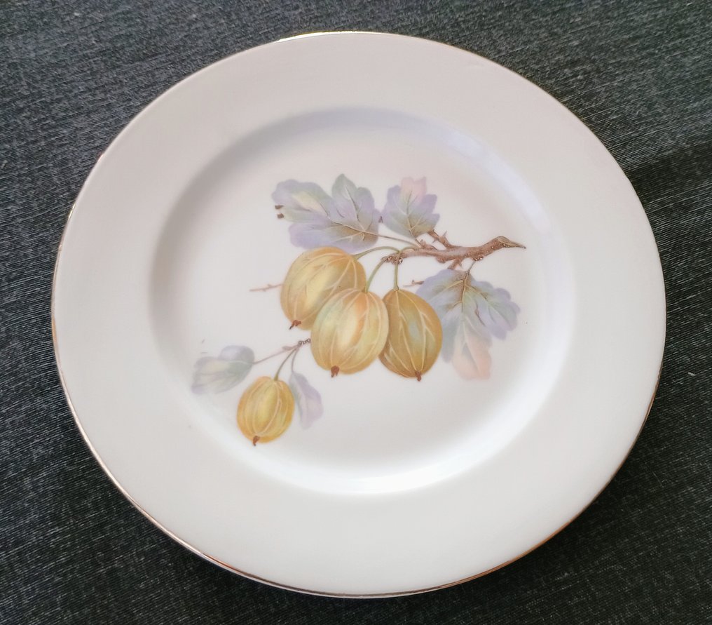 Richard Ginori - 甜點食具 (10) - Frutta - 瓷器, 金色 - 水果 #2.1