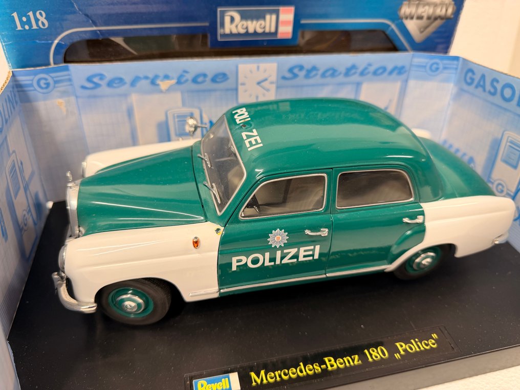 Revell 1:18 - Αυτοκίνητο μοντελισμού - Mercedes-Benz 180 ‘Police‘ - σπάνιο #1.0