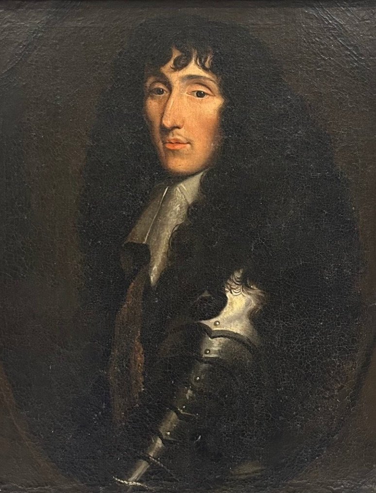 Escuela Francesa del Siglo XVIII - Retrato de Principe con Armadura #1.0