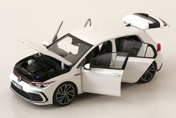 Norev 1:18 - Modelsedan - Volkswagen Golf VIII GTI 5 porte 2019 white - NV188593 #1.0