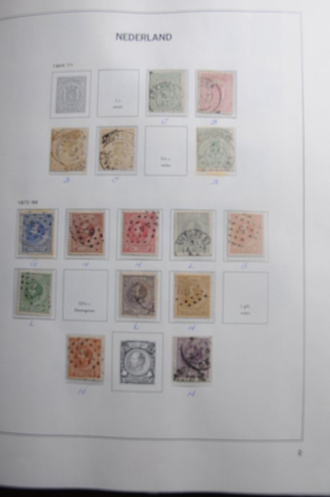 Ολλανδία  - Συλλογή από κλασική σε ένα άλμπουμ DAVO με μεταξύ άλλων Legioenblokken, κλασική, προπολεμική και #2.1