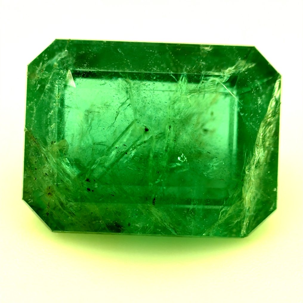 没有保留价 - 1 pcs  绿色 祖母绿  - 3.32 ct - 国际宝石研究院（IGI） - 天然翡翠 #1.0