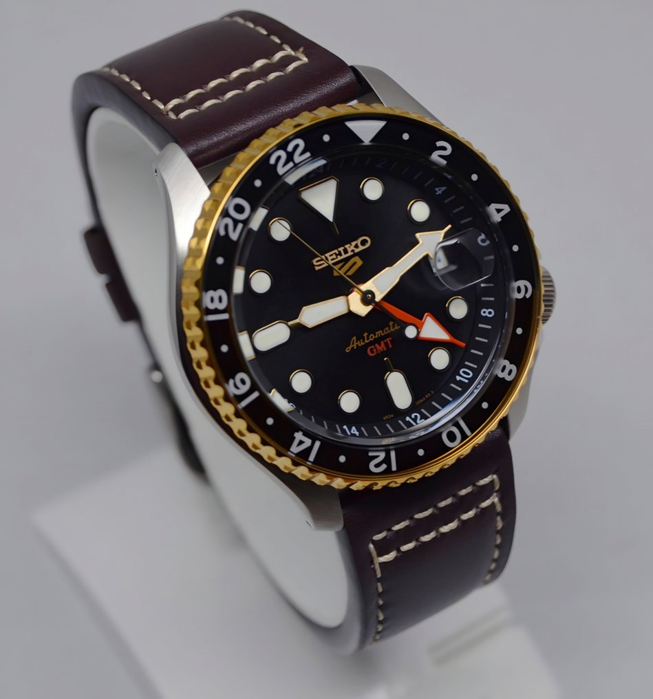 Seiko - 5 GMT Automatic Black Dial - Ingen mindstepris - SSK036 - Mænd - 2020+  #3.2