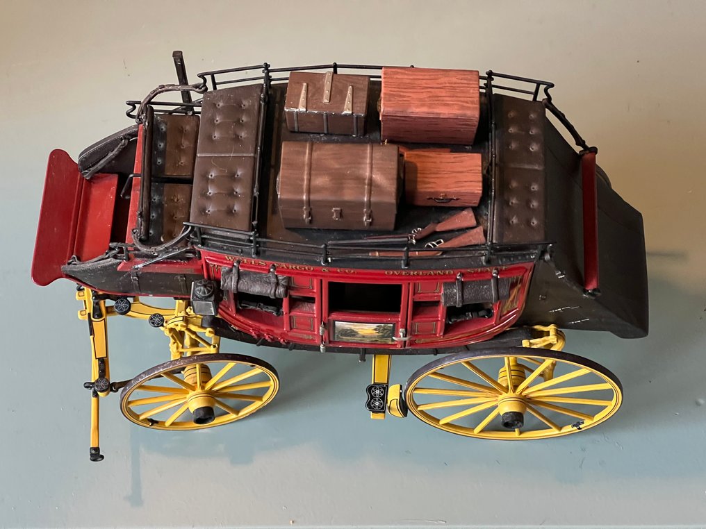 Franklin Mint 1:16 - Break miniature - Franklin Mint - Wells Fargo & Co Postkoets 1868 . #4.3