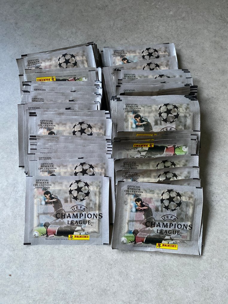 Panini Champions League 2000/01 - 100 Sealed Pack - Glimrende (EX) #1.0