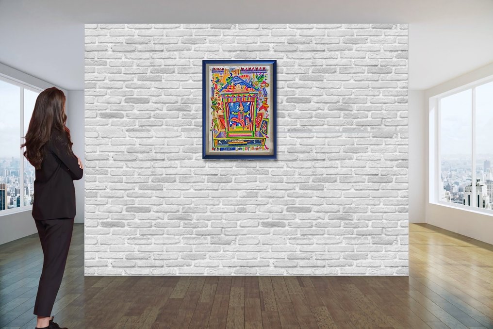 Francesco Musante (1950) - Il burattinaio- Opera originale delle Favole di Andersen #2.1