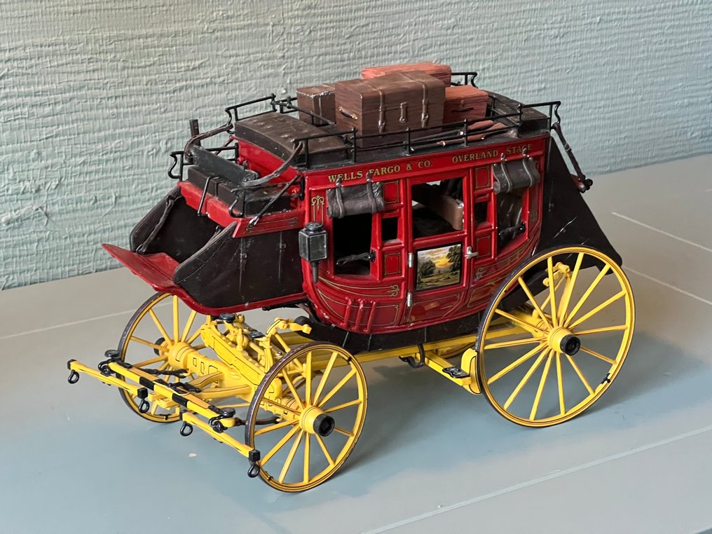 Franklin Mint 1:16 - Break miniature - Franklin Mint - Wells Fargo & Co Postkoets 1868 . #1.0