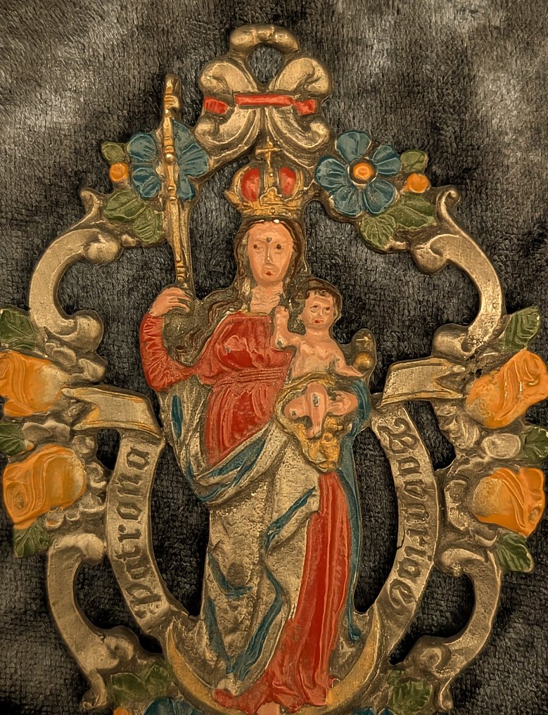 巴伐利亚的保护者（圣母）与施洗者约翰（圣约翰·施洗者） (2) - Vintage - 錫 - 1930-1940 #4.3