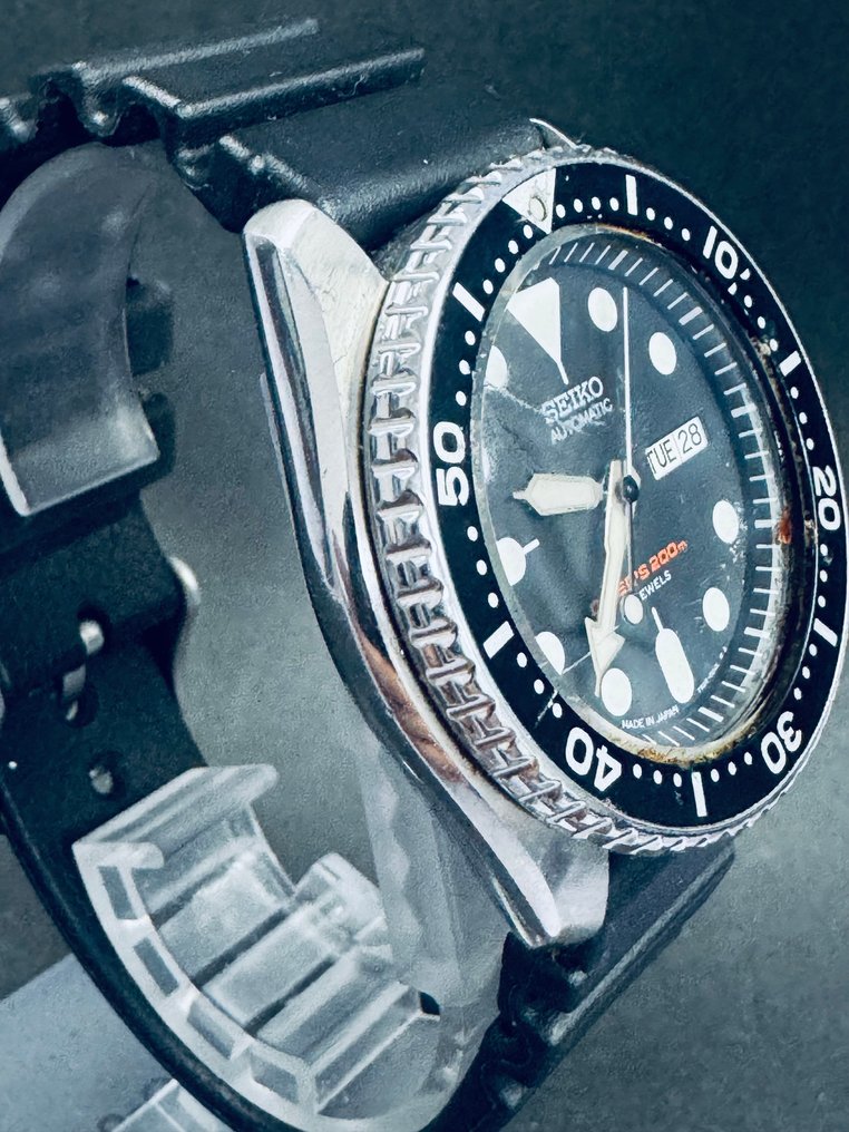 Seiko - Diver - Ingen mindstepris - SKX007- 7s26-0020 - Mænd - 1990-1999  #3.2