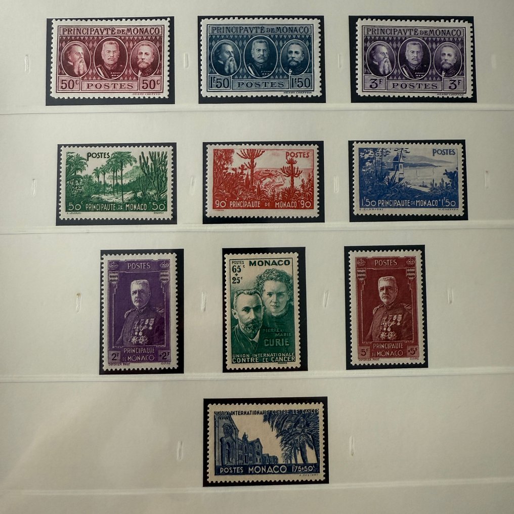 摩納哥  - 摩纳哥 - Yvert 51/118，135/139.. 全新“花园与景观”系列 - 估价+520欧元 #1.0