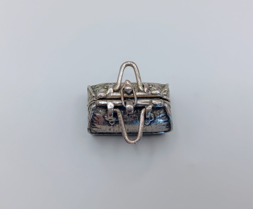 No Reserve - Bag Shaped - Caja - .800 plata #4.3