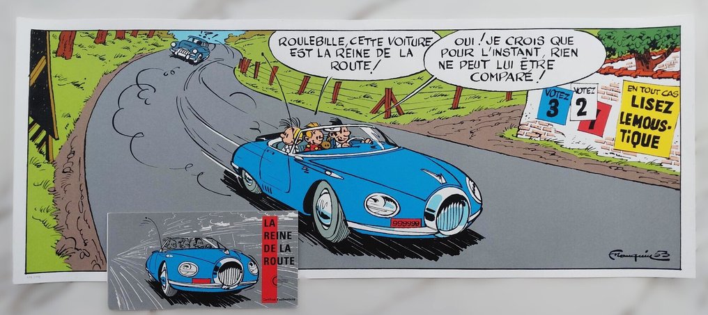 Franquin - 1 Serigraphy - La Reine de la route - 1998 #1.0