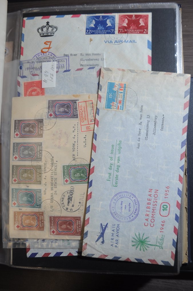 荷兰  - 收藏从经典开始的100多枚FDC，分布在不同的相册中（167张照片）。 #2.1