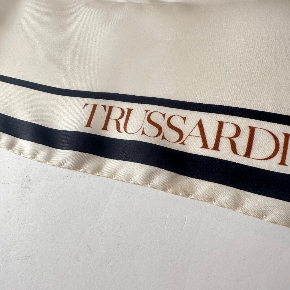 Trussardi - Foulard Twill di Seta Araldico - Eșarfă #2.1