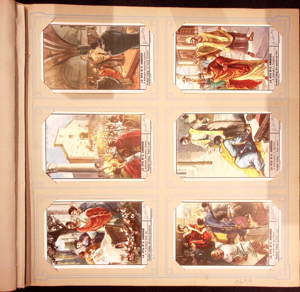 2 albums Liebig, 600 kort - Postkortalbum - 1910-1967 #1.0