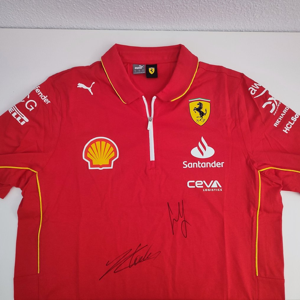 Ferrari - Sainz + Leclerc - 2024 - Tricou #1.0