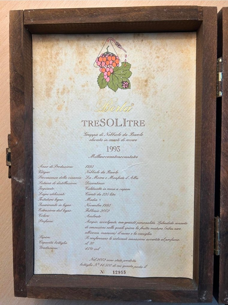 Berta 1993 - TreSOLitre - b. 2002 - 70 cl #1.0