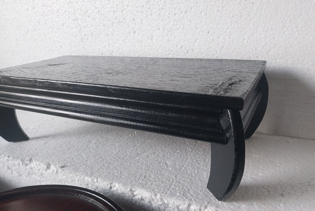 Σταντ - Ξύλο, 7 τραπεζάκια, ξύλινα, εκθέσεις, βάσεις, υποστρώματα - Κίνα  (χωρίς τιμή ασφαλείας) #3.2