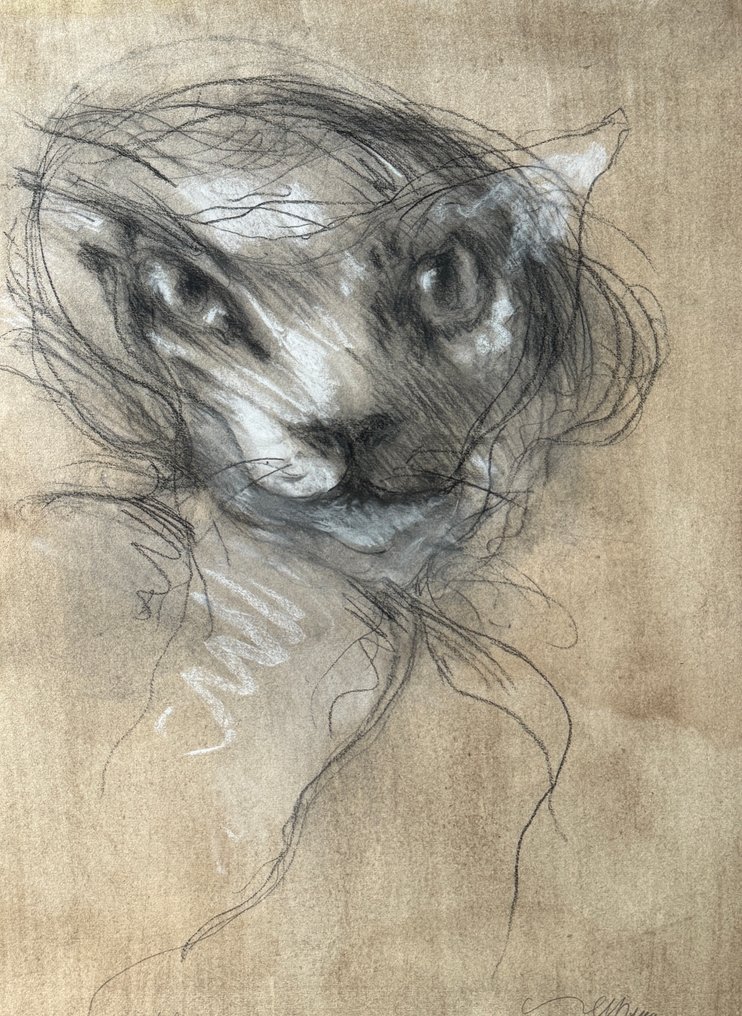 Robert Detheux (1932-2010) - Le Chat en suspens #1.0