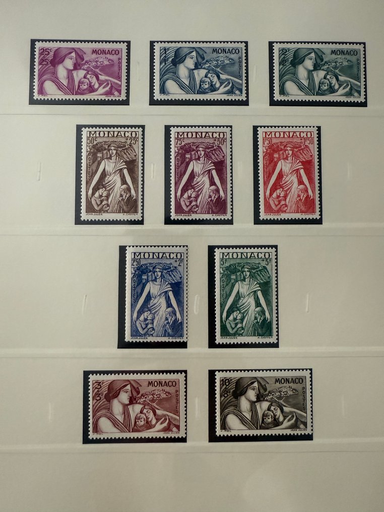 摩纳哥  - 摩纳哥 - Yvert 200/273 “红十字与王子”全新 - 估价 + 280 欧元 #1.0