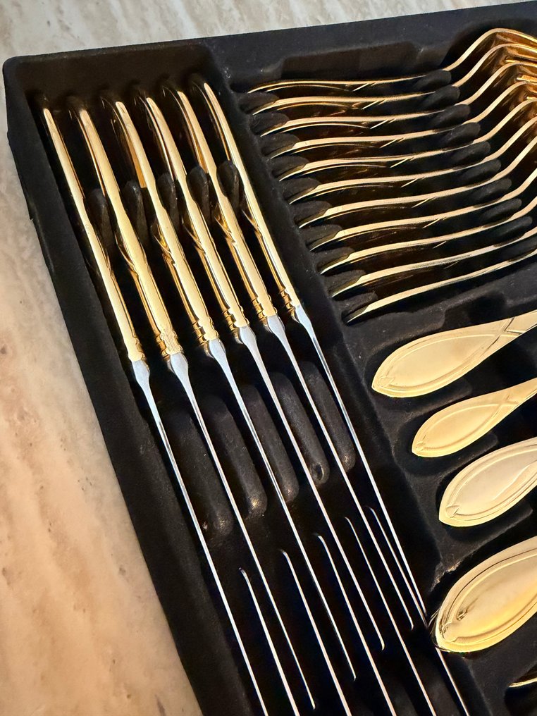 Solingen - 12件餐具套裝 (70) - 24K金 - SBS Solingen 24 Karat #4.3