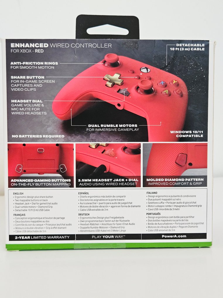 Microsoft - Xbox One - Manette Filaire Améliorée Xbox One & Xbox One X/S - Βιντεοπαιχνίδια - Στην αρχική του συσκευασία #3.2