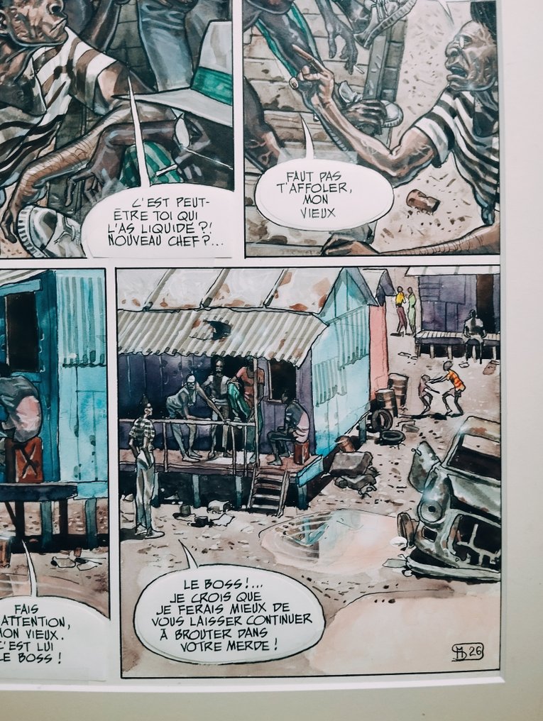 Schultheiss - 1 Original page - Le reve du requin - 1985 #3.2