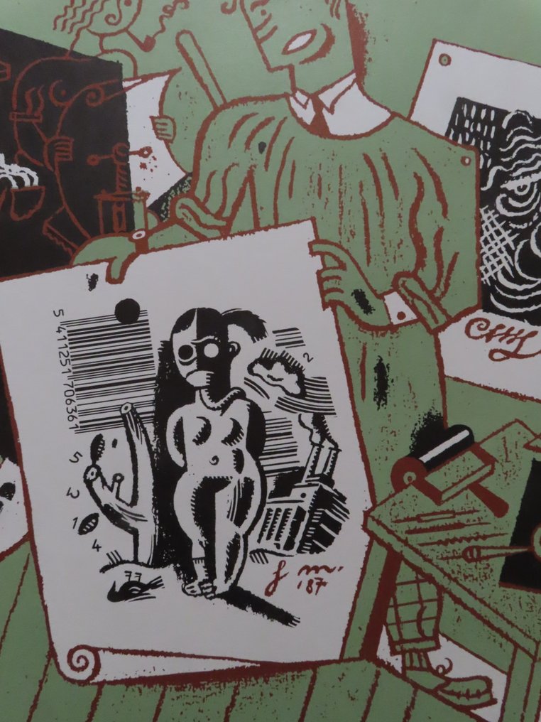 Ever Meulen - 1 Silkscreen - St Lucas - Brussel 1887- 1987 - 1987 #3.2