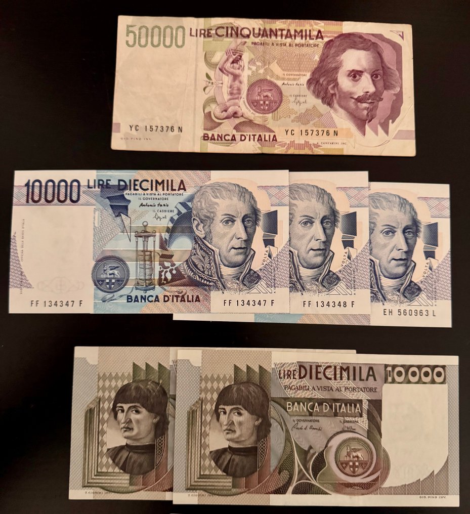 Italy. - 19 banconote Lire - anni vari (No reserve price) #4.3