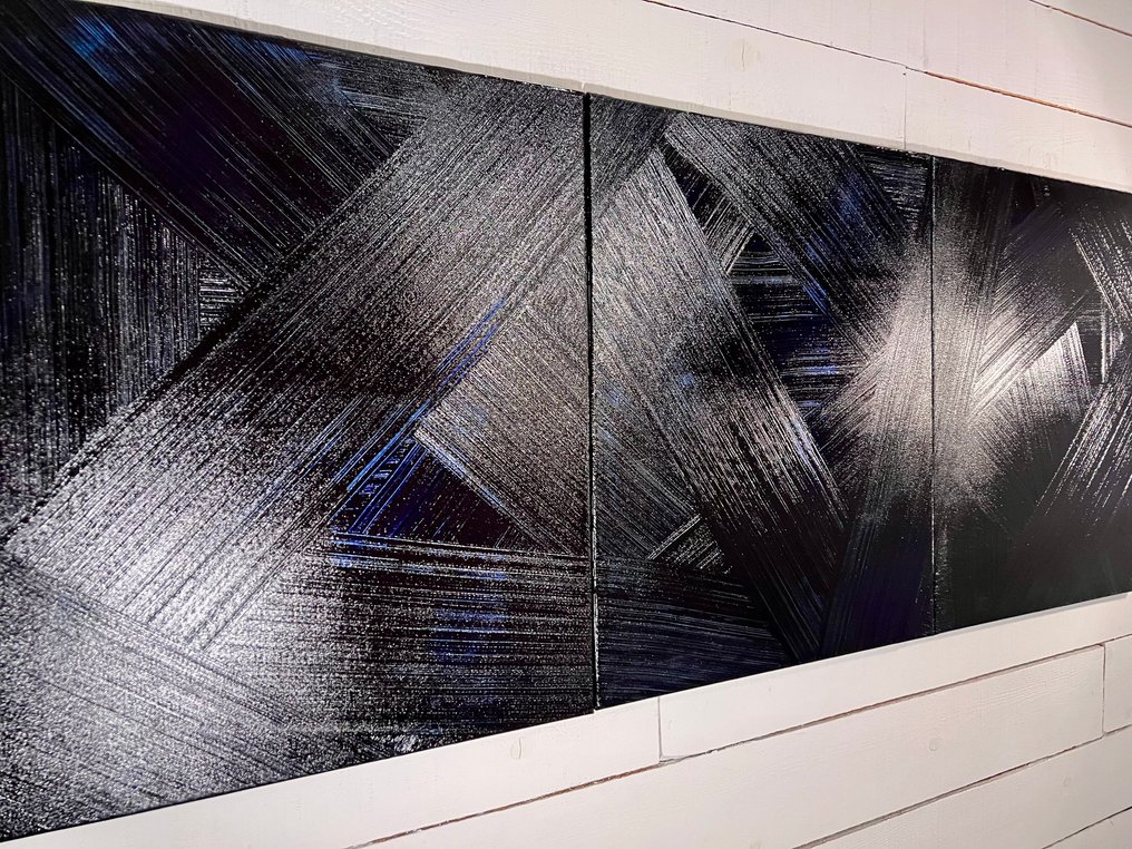 Ronan Martin - Navy Shadows - XXL - Pierre Soulages - NO RESERVE PRICE #3.2