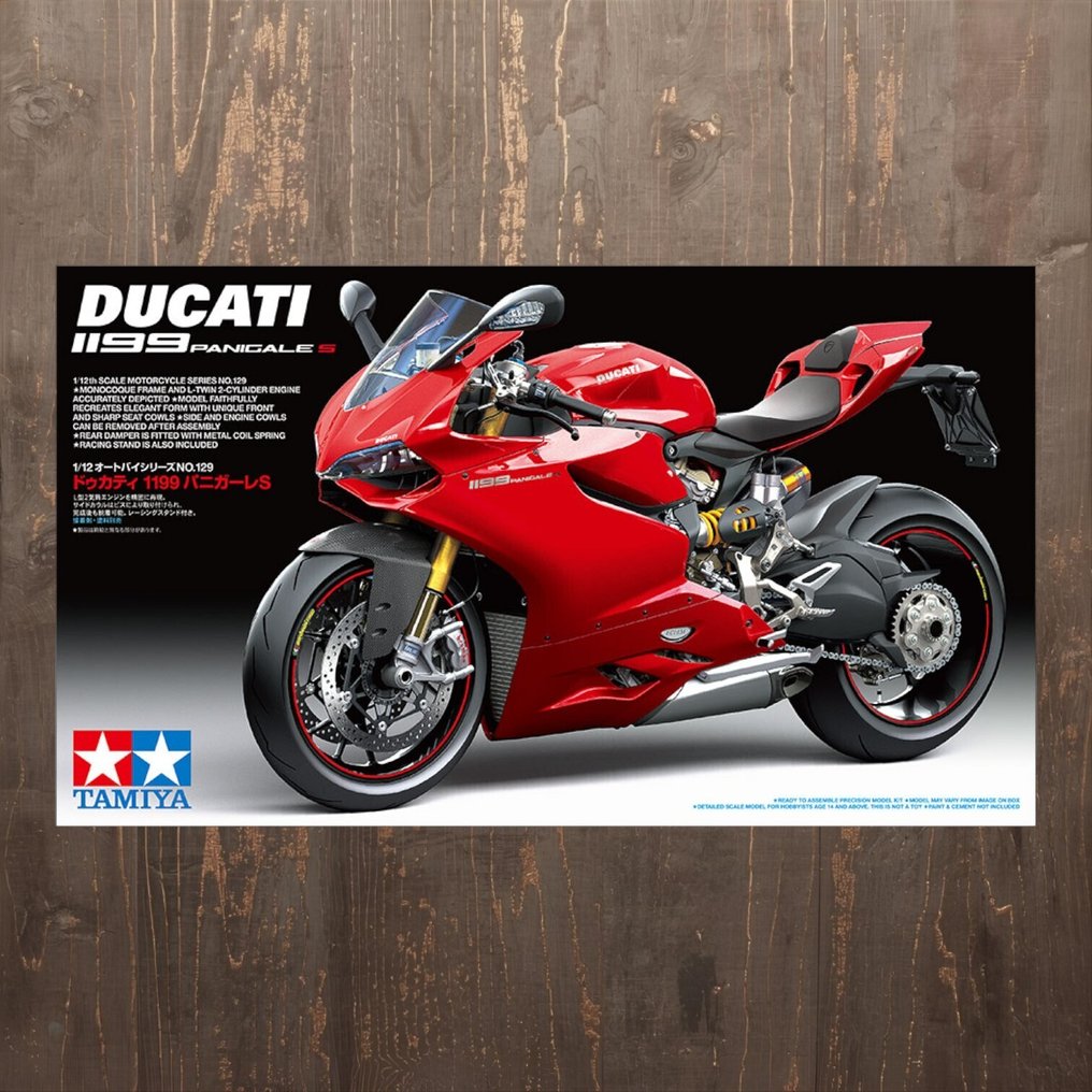 Tamiya - Auto giocattolo 1/12 SCALE DUCATI 1199 PANIGALE S - 1990-2000 - Giappone #1.0
