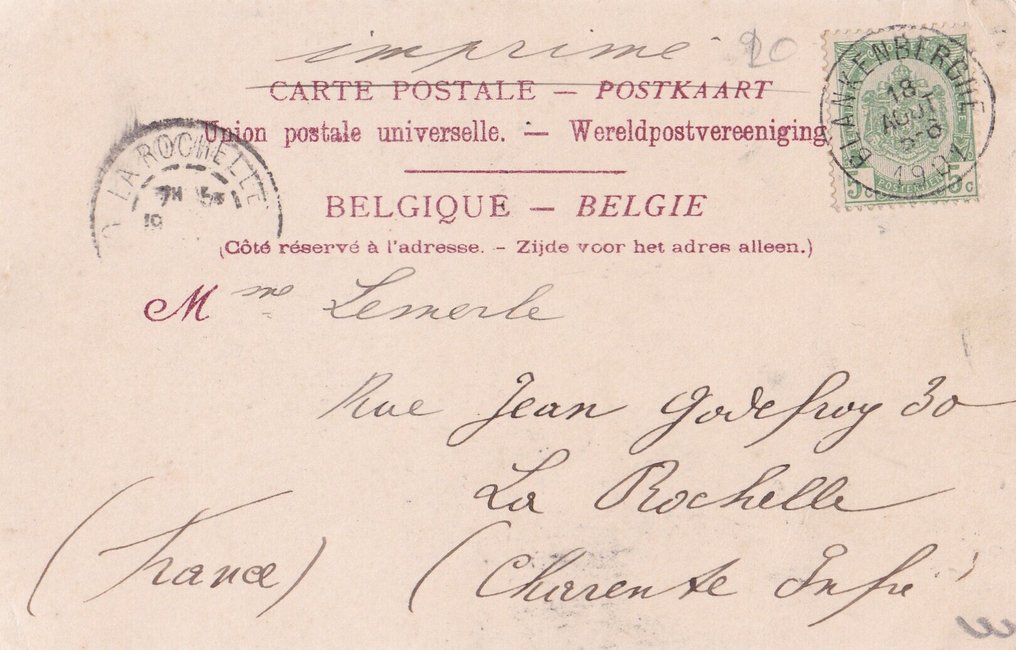 比利時 - KUST - BLANKENBERGE - 明信片 (100) - 1905-1960 #4.3