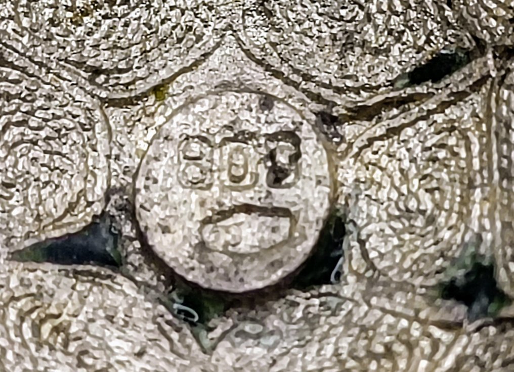 800 ασημένια φλογέρα σμάλτο χελώνας - Καρφίτσα - Χωρίς αποζημίωση #1.0