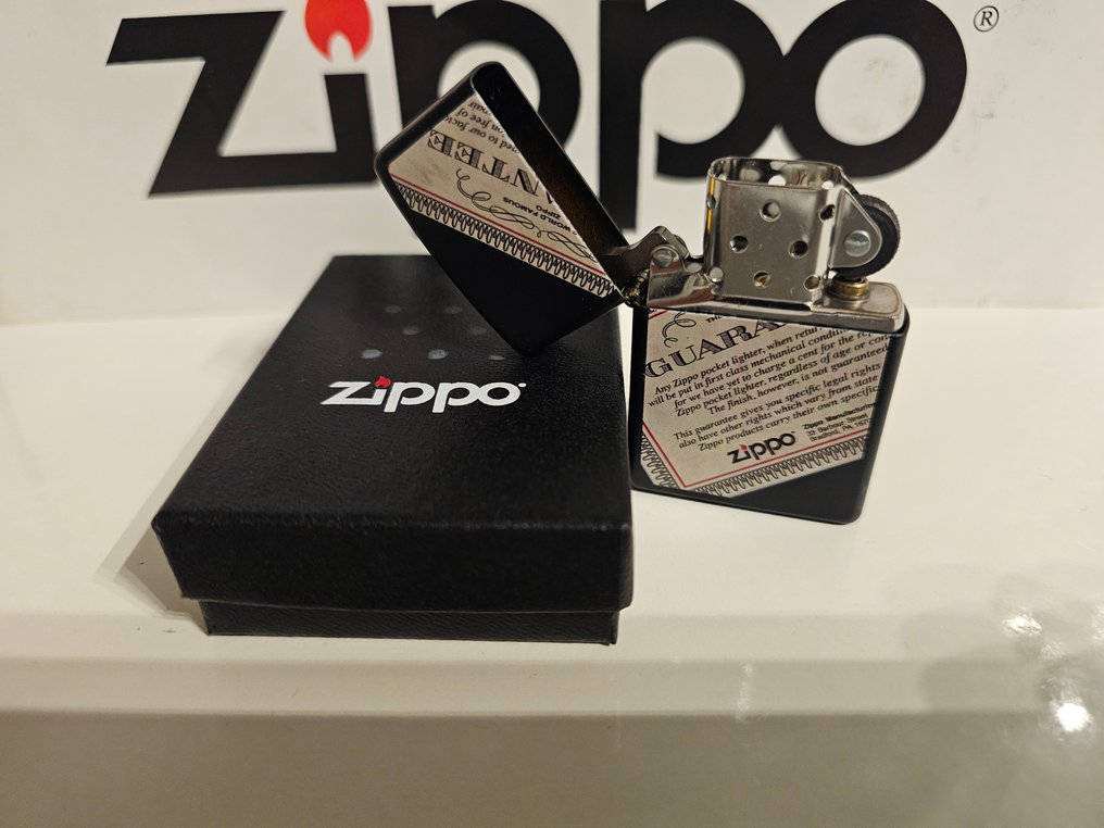 Zippo - Zippo "Guarantee Zippo" (H 16) - χωρίς τιμή ασφαλείας - Αναπτήρας - Χάλυβας #3.2
