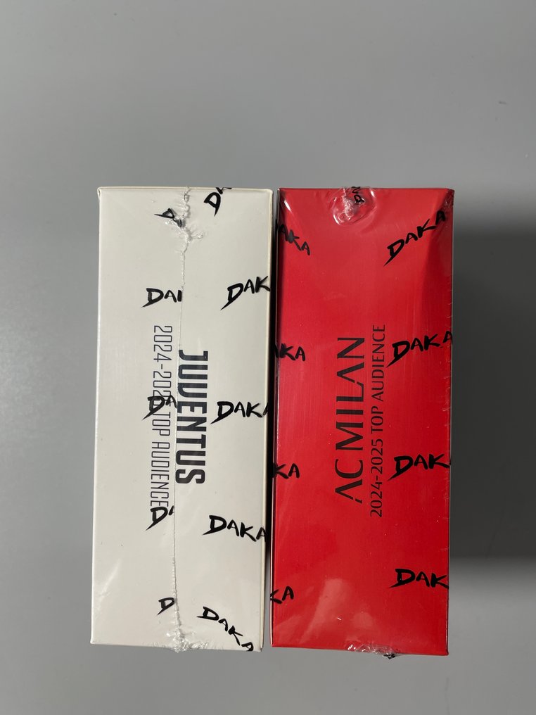 DAKA Top Audience 2024-2025 Juventus squad Embalaje original, Sealed box - 2 Box - Casi impecable (CI) #2.1