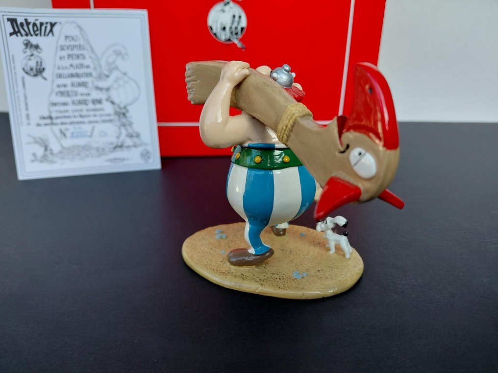 Pixi 4188 - Astérix - Obélix portant la figure de proue du navire des pirates (avec Idéfix) - 2004 #3.2