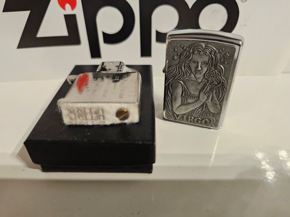 Zippo - Zippo "VIRGO"  (C XIV) - χωρίς τιμή ασφαλείας - Αναπτήρας - Χάλυβας #4.3