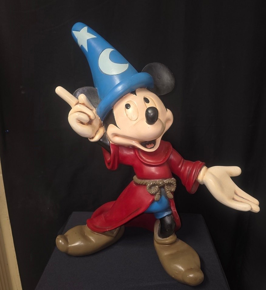 Mickey Mouse - 1 Disney Mickey Mouse Sorcerer Apprentice 55cm Μεγάλο Μοντέλο - Walt Disney - 1980 #2.1