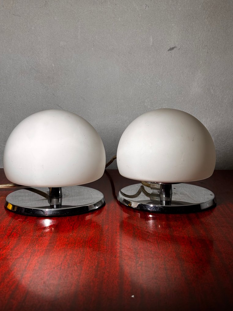 Lampe de table (2) - Verre - Paire de lampes de table #1.0