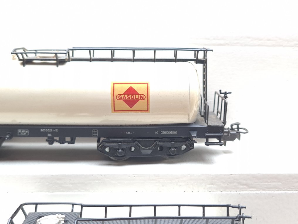 Märklin H0轨 - 4643/4649/4650/4651/4652/4655 - 模型火车货运车厢 (4) - 6个锅炉车，4个单元 - DB, ÖBB #4.3