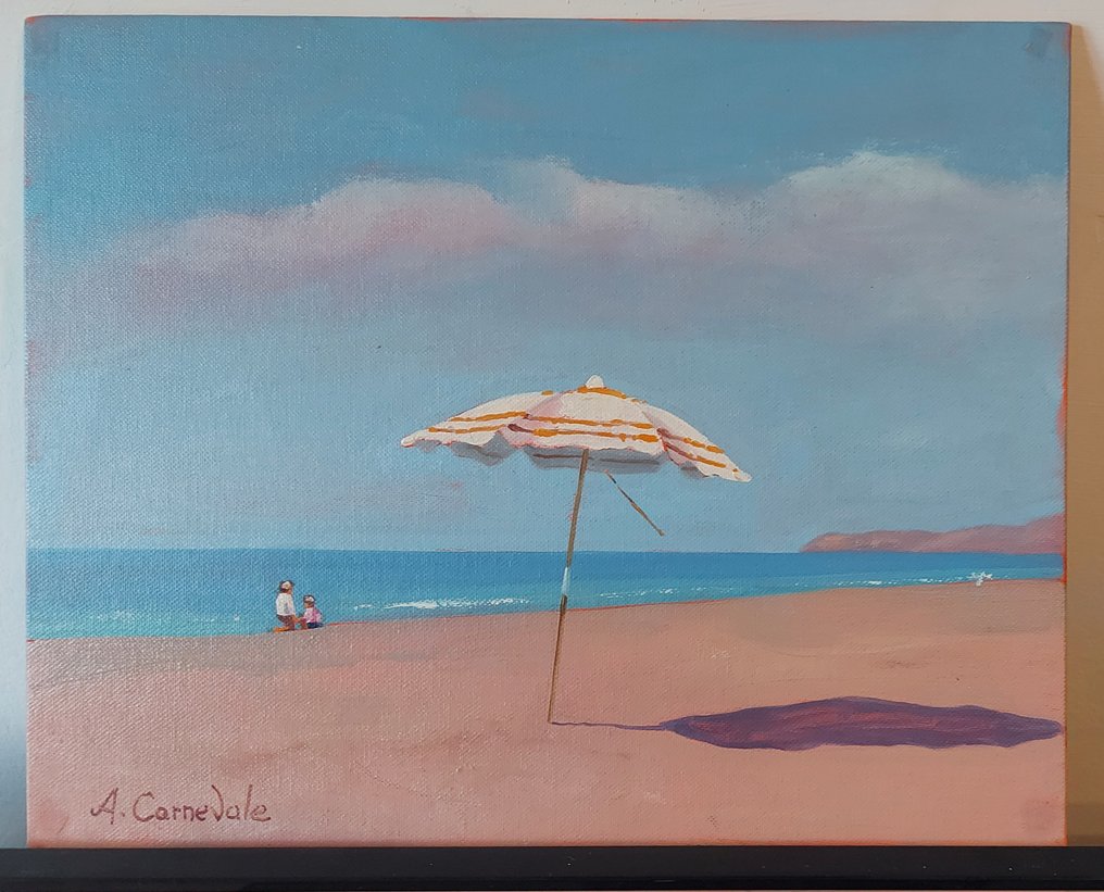 Alberto Carnevale (1931) - Sulla spiaggia #1.0