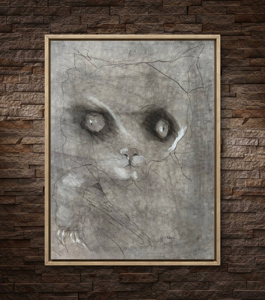 Robert Detheux (1932-2010) - Le Chat au regard voilé - 2005 #2.1
